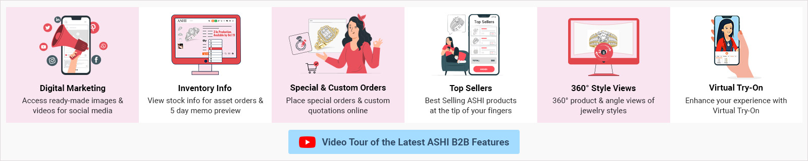 Latest Features on the ASHI B2B Website